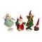 (4) Small Christmas Figures