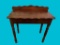 Serpentine Front Hall Table with Turned Legs - 31 1/2