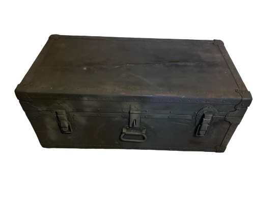 Vintage Trunk with Hinged Lid - 32" x 16',