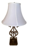 Metal Lamp - 26” H to Top of Finial
