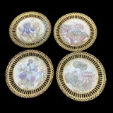 (4) 9” Decorative Plates