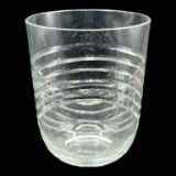 Large Crystal Vase - 8” W 10 1/4” H