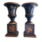 (2) Footed Vases - 15