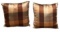 (2) Decorative Pillows-17” square