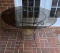 Round Glass Top Outdoor Table