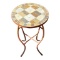 Round Metal Outdoor Table-13.75” diameter, 21.5”