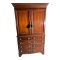 Armoire, Dovetail Construction, Brass Haradware--