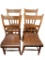 Set of (4) Antique Dining Chairs