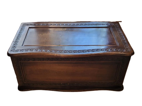 Lift Top Wooden Trunk--40" x 20 1/2", 18" High