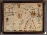 Nautical Themed Hanging Shadow Box-23.5” x 17.75”