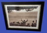 Framed Baseball Print-33.25” x 27.25”