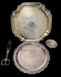 Assorted Silver Plate Items: Towle 15 1/2” S