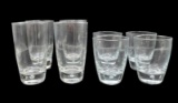 (4) Bormioli Rocco Water Glasses and (4) H