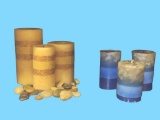 Assorted Candles and Stones