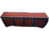 Wooden Bench with Custom Cover