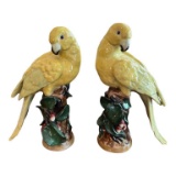 (2) James Reed's Ceramic Bird Figurines - 10