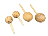 (4) Handmade Maracas