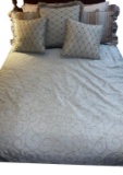Queen Size Bedding - Comforter, (5) Decorative