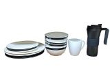 Assorted Black & White Dishes