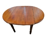 Antique Oak Dining Table with (4) Leaves