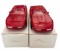 (2) 1987 Red Corvette Promo Cars with Original