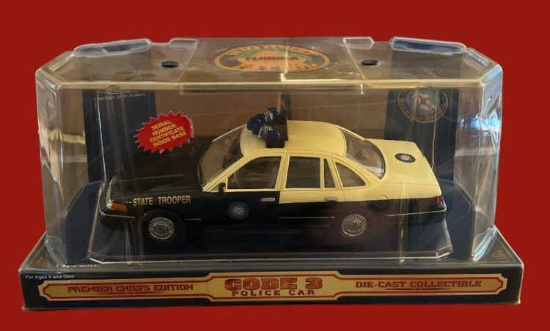 Code 3 Police Car Premier Chiefs Edition Die C