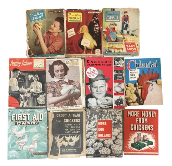 (11) Vintage Poultry Magazines: “Poultry