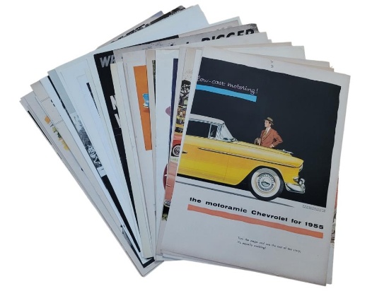 (50 +/-) 1950s Chevrolet Magazine Advertisements