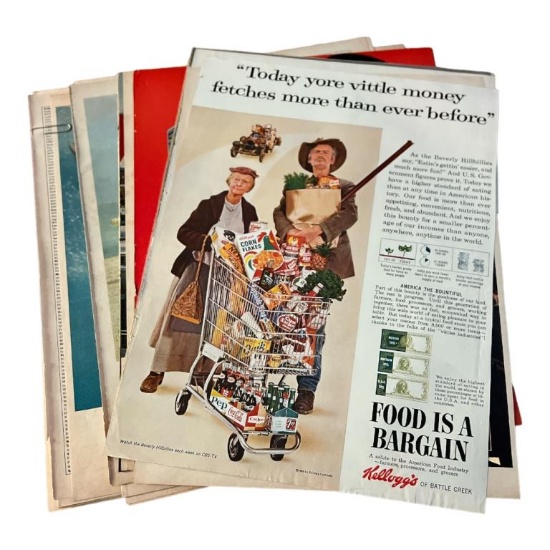 (35 +/-) 1960s Magazine Advertisements