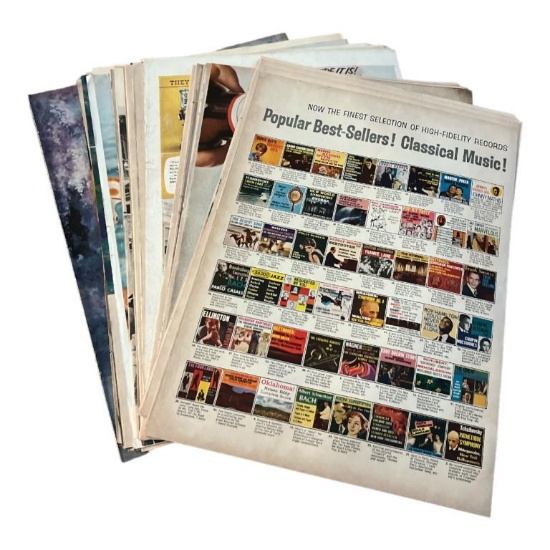 (60+/-) 1950s Miscellaneos Magazine Advertisements
