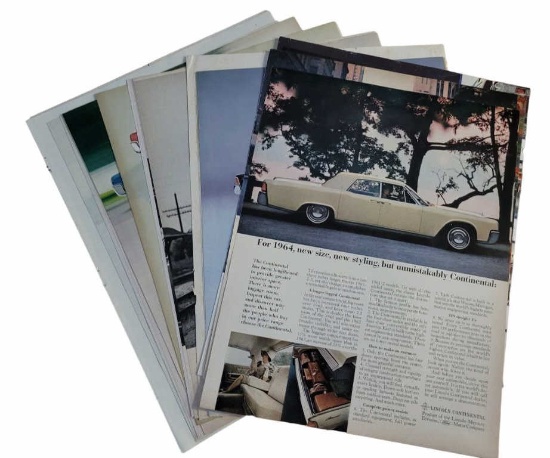 (22+/-) 1950s Mercury Magazine Advertisements