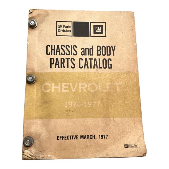 1977 GM Parts Division Chassis and Body Parts