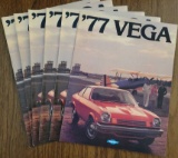 (6) 1977 Chevy Vega Brochures