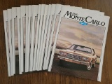(16) 1980 Monte Carlo Brochures