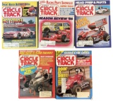 (5) Vintage Circle Track Magazines - January,