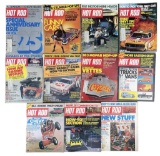 (11) Vintage “Hot Rod” Magazines - 1973: January