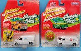 (2) Johnny Lightning Boogie Van's 2002, 2003