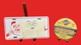 Vintage Braves License Plate Still In Packaging