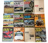 (12) Vintage Motor Trend Magazines - November