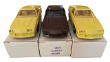 (3) Camaro Promo Cars:  1984 Brown, (2) 1985