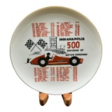 Vintage Indianapolis 500 Souvenir Plate