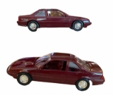 (2) 1989 Beretta Promo Cars--Ertl--Medium Garnet