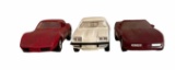 (3) Promo Cars:  1975 Monza White,, 1979 Corvette