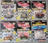 (6) Diecast Cars w/Collector Cards by Racing