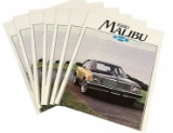 (7) 1980 Chevy Malibu Brochures