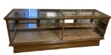 Antique Mercantile/General Store Oak and Glass Display Case/Counter