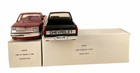 (2) 1988 Silverado C-1500 Promo Trucks--Brandywine