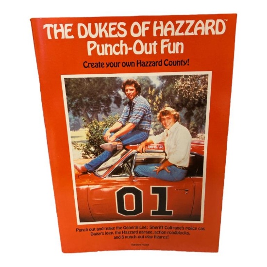 The Dukes of Hazzard Punch Out Fun-Unpunched