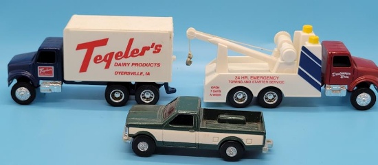 (3) Diecast ERTL Cars