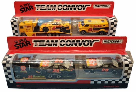 (2) Matchbox Super Star Team Convoy